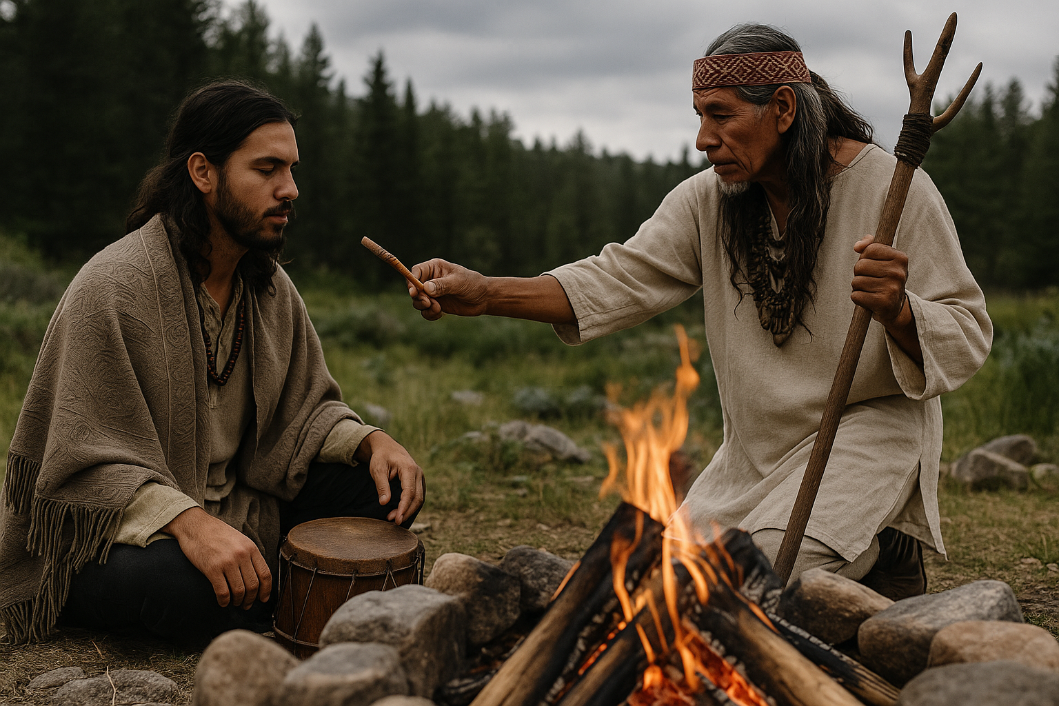 The Guide, the Shaman, the Keeper Roles in Sacred Ceremonies