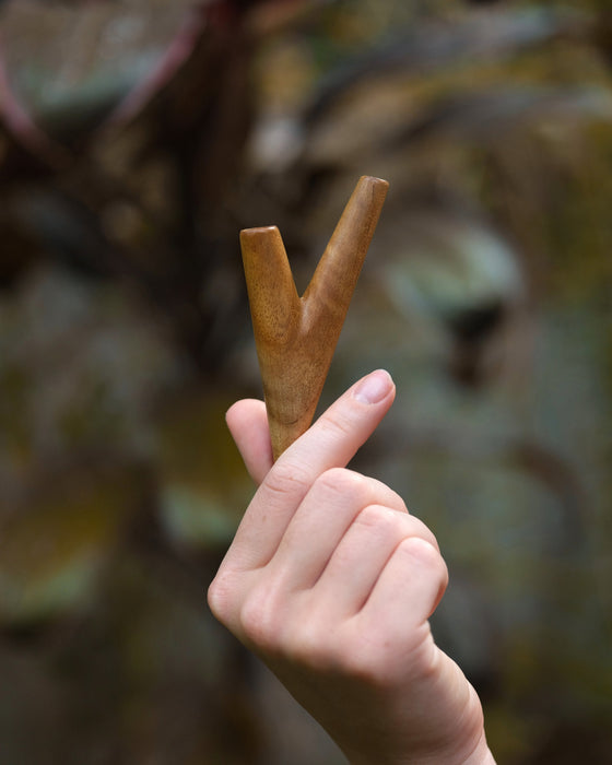 Polished Teak Wood Kuripe