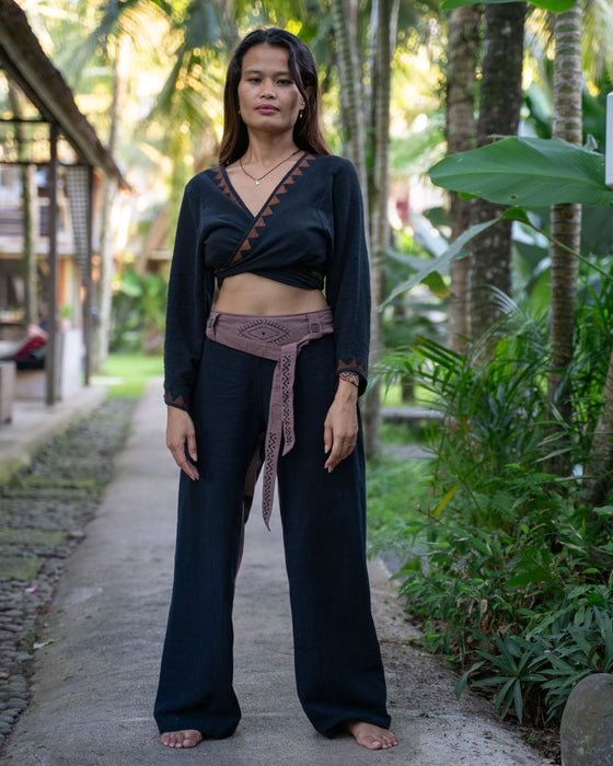 Enjoy a comfortable fit with Pants "Ecstatic Dance", designed for freedom of movement during dance and everyday activities.