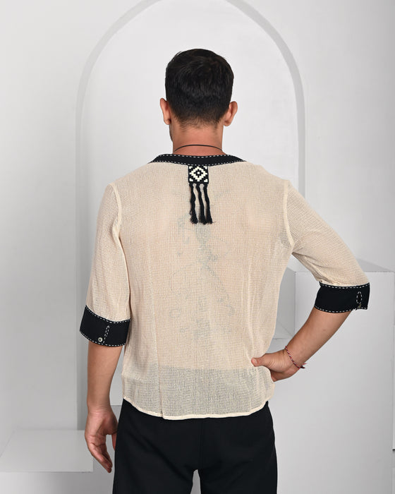 Boho Short Sleeve Shirt