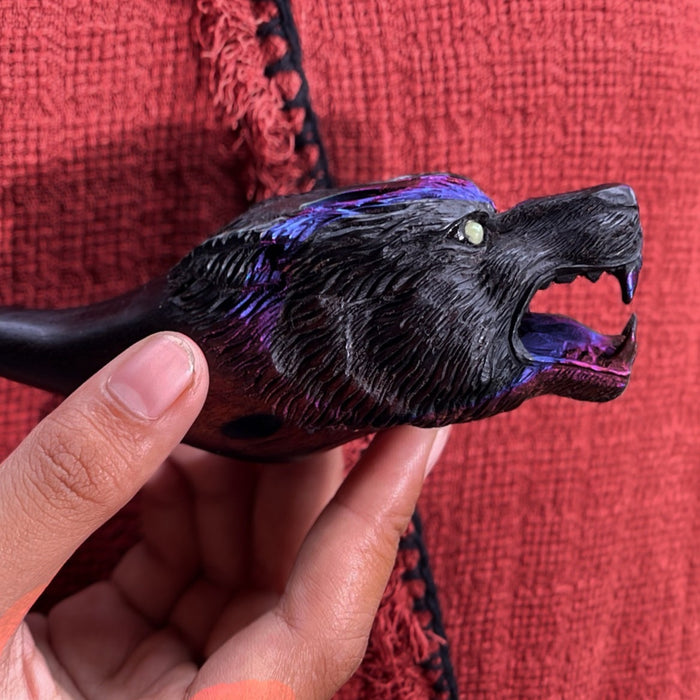Ceremonial smoking pipe «Wolf»