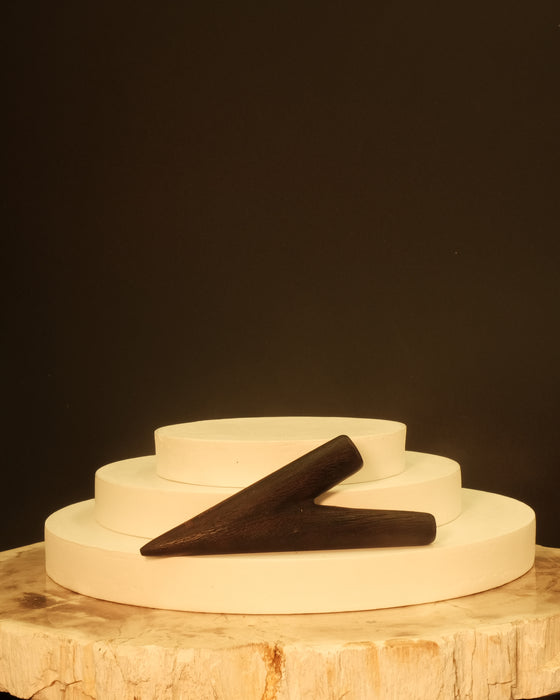Rose Wood Tepi- Tepi Pipe for Hape Snuff - Tepi Kuripe - Wooden Smoking Pipe for Sacred Herbal Medicine - Shamanic Tools