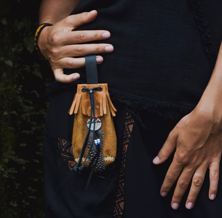 Shamanic bag Black, Brown