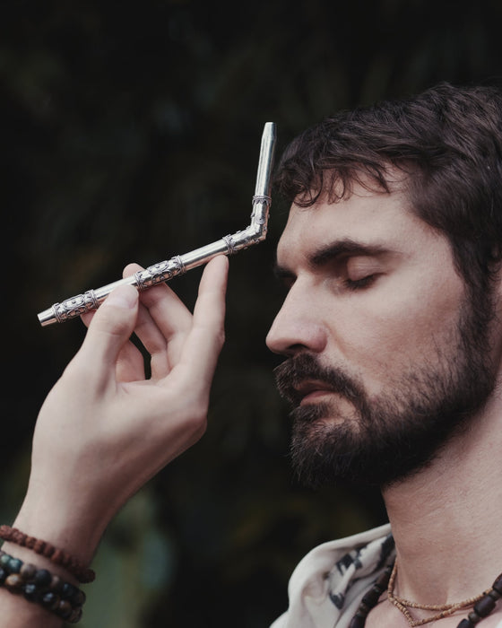 A thoughtful gift, the Silver Tepi is ideal for spiritual seekers and enthusiasts of unique, handcrafted spiritual tools.