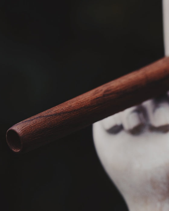 TeakWood Tepi, perfect for hape snuff, enhancing your connection to traditional shamanic practices.