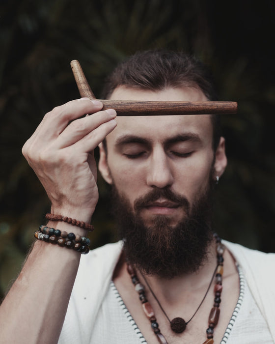 A thoughtful gift, the TeakWood Tepi is perfect for those who appreciate traditional shamanic tools.