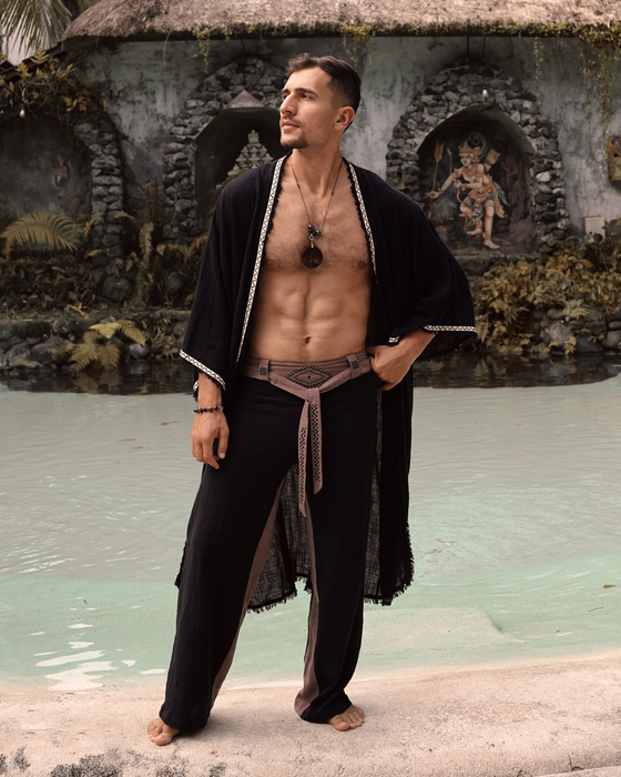 Unisex Boho Cotton Kimono