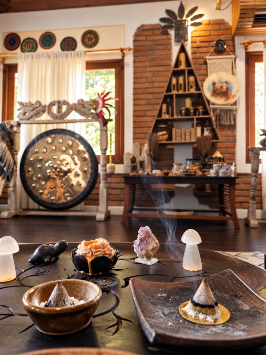 Forest Retreat Incense Cones | Natural Bali Handmade Incense | 30 pcs in Gift Tube with Holder