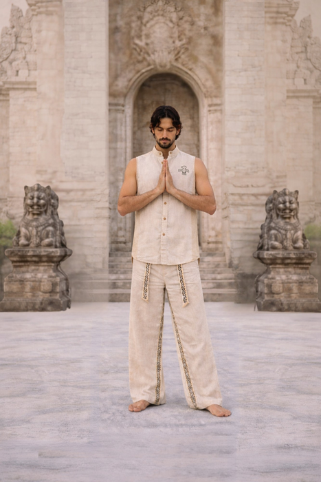 Cotton Two Piece Set: Cotton Yoga Pants & Shirt