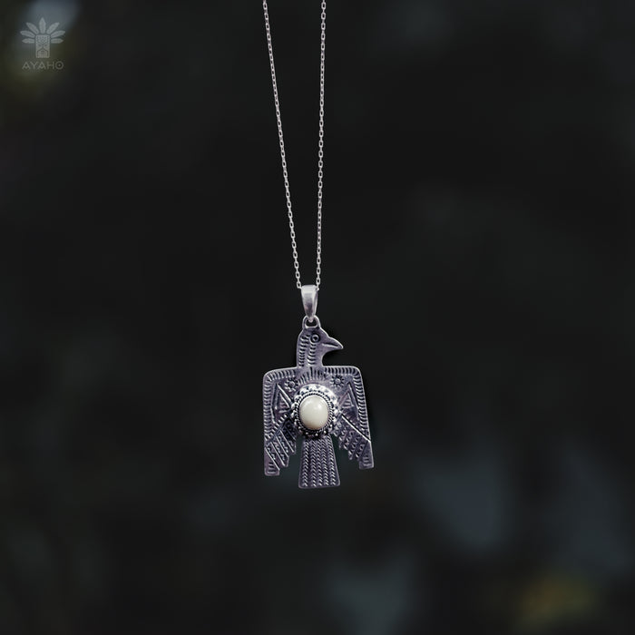 Bird Amulet with Ye Ming Zhu – Spiritual Protection Talisman