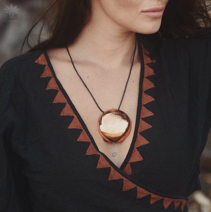 Cooper Pendant "Shaman Mirror"
