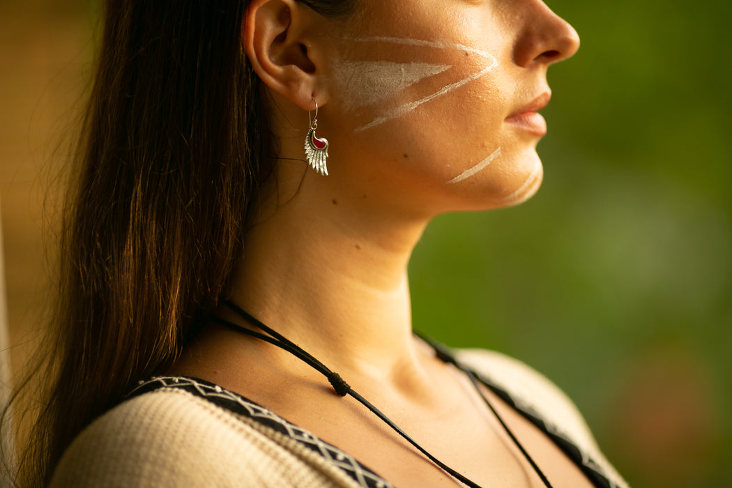 Earrings "Wings of Wisdom"