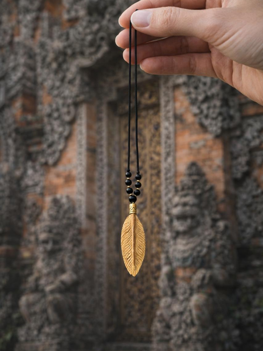 Palo Santo Feather Amulet