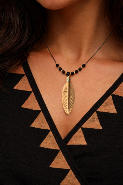 Palo Santo Feather Amulet