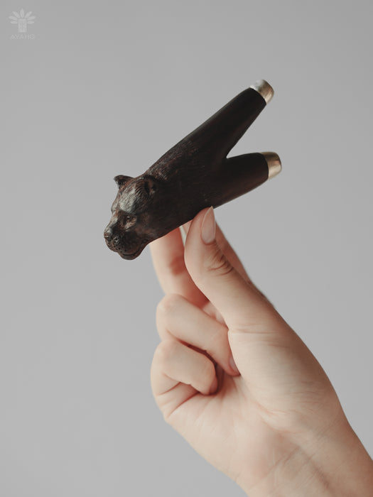 Kuripe Pipe “Black Panther”