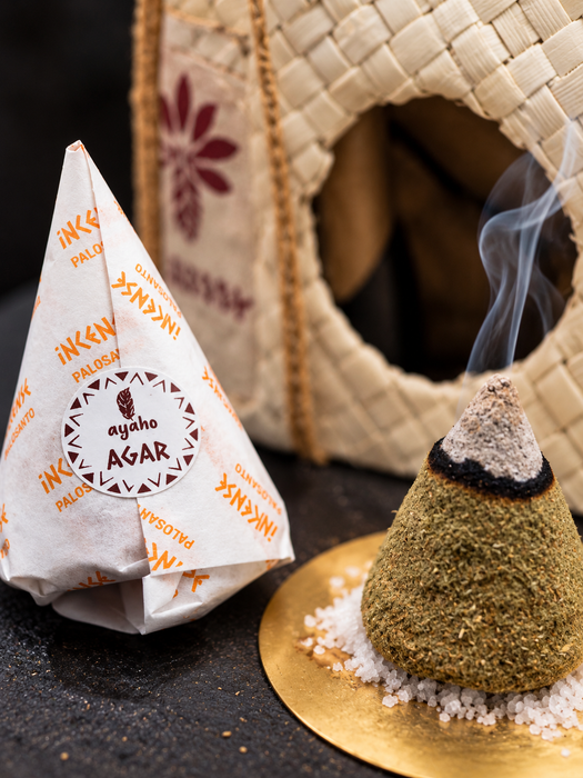 Agarwood Incense Cones | Natural Oud Incense, 30 pcs in Pandan Leaf Gift Box