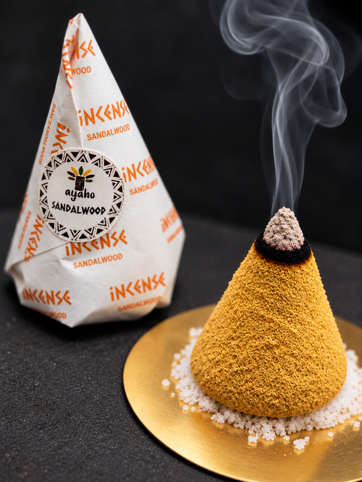 Sandalwood Incense Cones – Natural Aroma