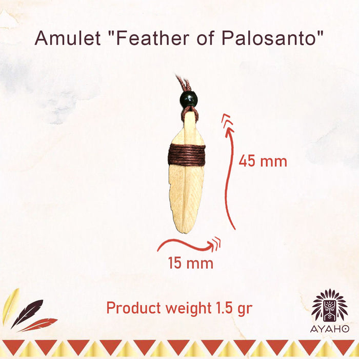 Amulet "Feather of Palo Santo"