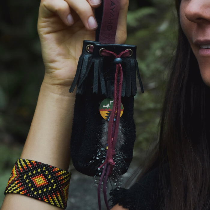 Leather Shamanic Bag