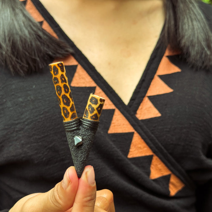 Bamboo Wood Kuripe with Stone + Spotted, made from sustainable bamboo, an eco-friendly option for conscious consumers