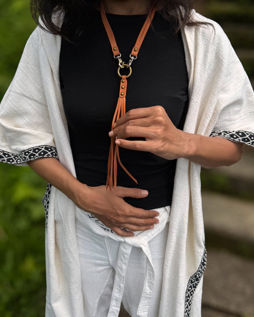 Minimalist Leather Neckpiece