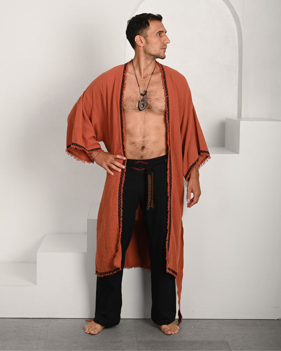 Unisex Boho Cotton Kimono