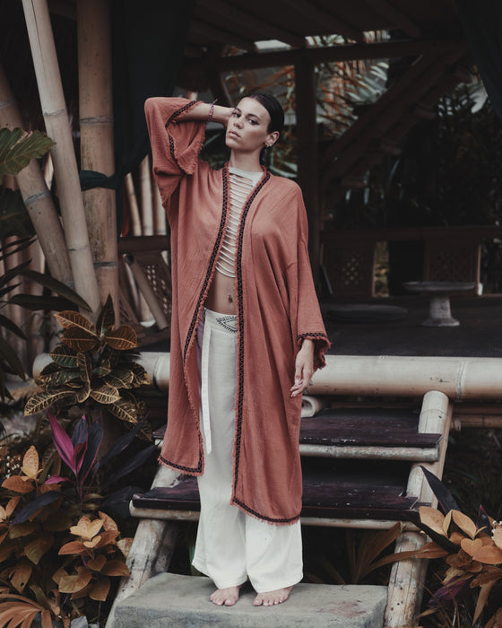 Unisex Boho Cotton Kimono