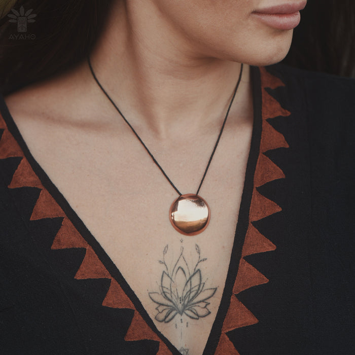 Cooper Pendant "Shaman Mirror"