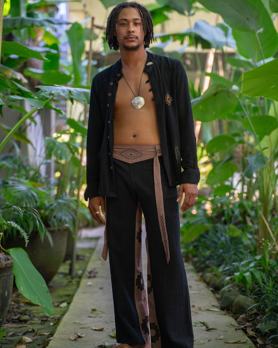 Enjoy a comfortable fit with Pants "Ecstatic Dance", designed for freedom of movement during dance and everyday activities.