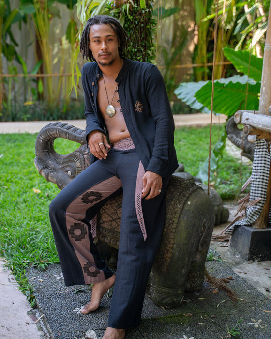 Enjoy a comfortable fit with Pants "Ecstatic Dance", designed for freedom of movement during dance and everyday activities.