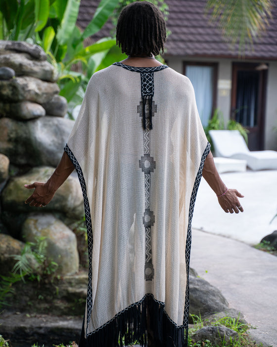 Unisex Boho Cotton Poncho