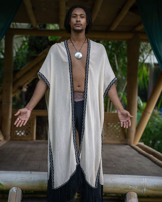 Unisex Boho Cotton Poncho