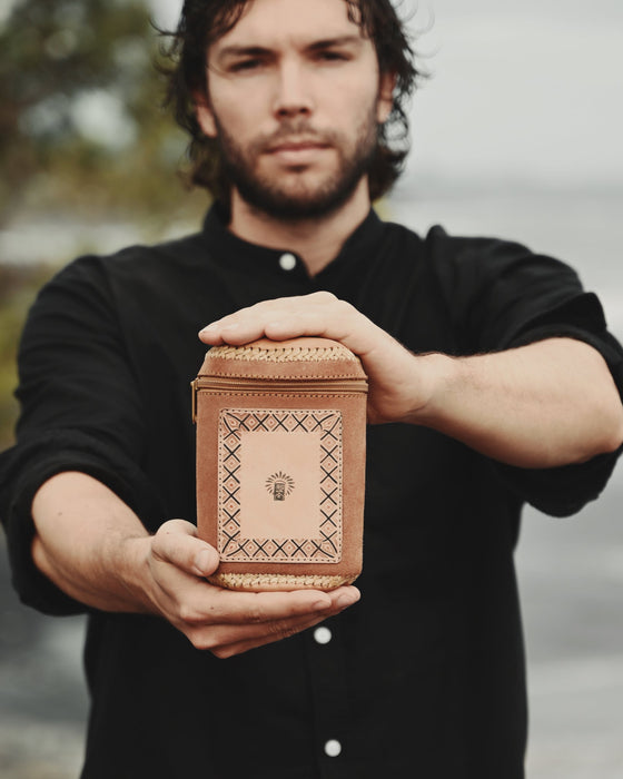 Belt pouch for spiritual tools and personal items, handcrafted