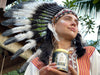 Traditional Amazonian holy wood incense cones glowing during energy purification ceremony