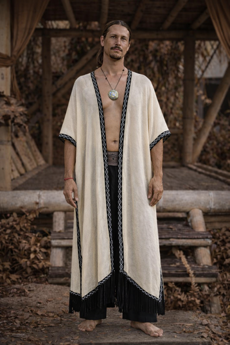 Unisex Boho Cotton Poncho