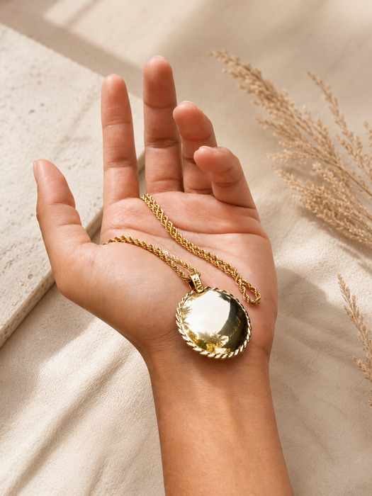Bronze Shamanic Mirror  • Ritual Protection Talisman