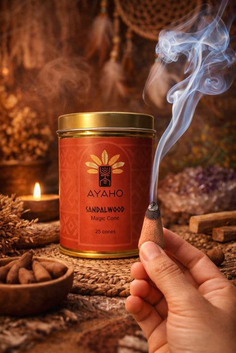 Sandalwood Incense Cones – Natural Aroma