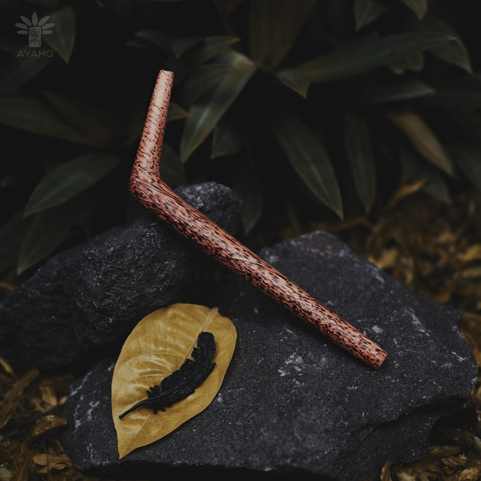 A thoughtful gift, the Classic Coconut Wood Tepi is perfect for those who appreciate traditional shamanic tools.