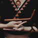 Classic Coconut Wood Tepi, perfect for use in group ceremonies, fostering shared spiritual experiences.