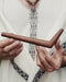 Classic Coconut Wood Tepi, lightweight yet durable, making it easy to handle during your spiritual rituals.
