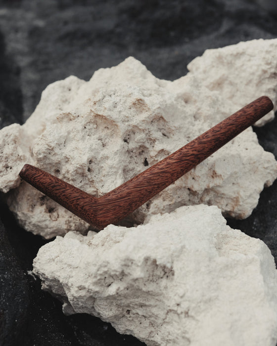 Classic Coconut Wood Tepi, showcasing traditional craftsmanship that honors the heritage of shamanic practices.