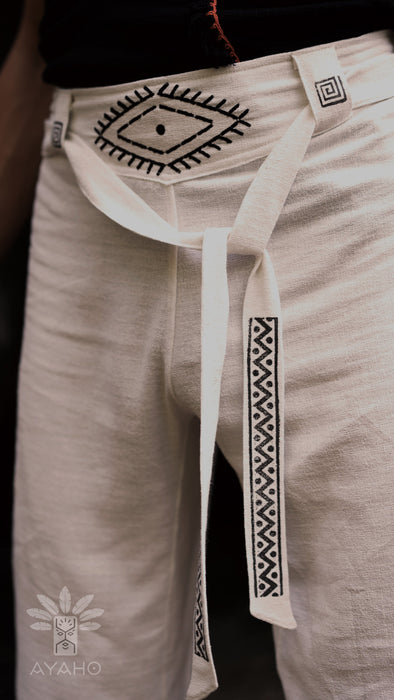 Spirit of Freedom Cotton Pants – Cream Boho Trousers
