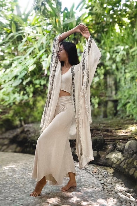 Cotton Boho Kimono – Lightweight Festival Wear