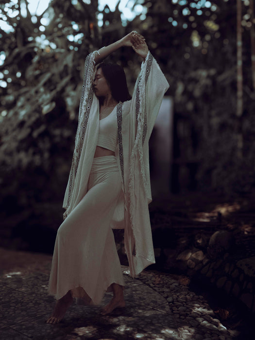 Cotton Boho Kimono – Lightweight Festival Wear