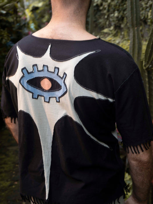 Ethnic Applique T-Shirt Handmade Cotton Festival Shirt