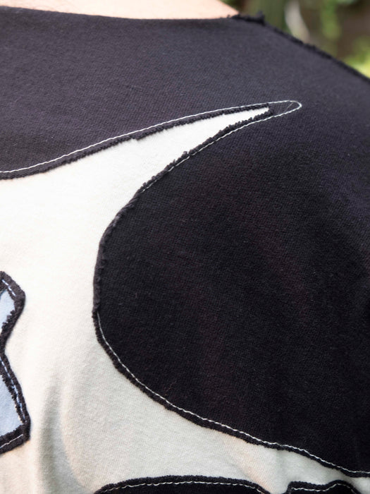 Ethnic Applique T-Shirt Handmade Cotton Festival Shirt