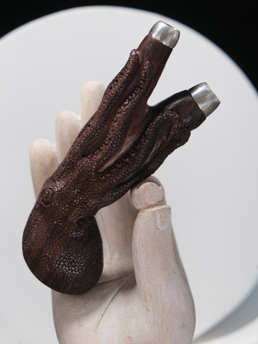 Octopus Kuripe hardcarved from Rosewood, Octopus Totem