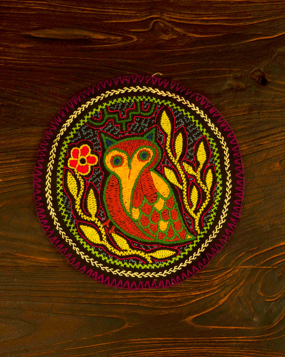Hand-Embroidered Shipibo Altar Mat 25 cm