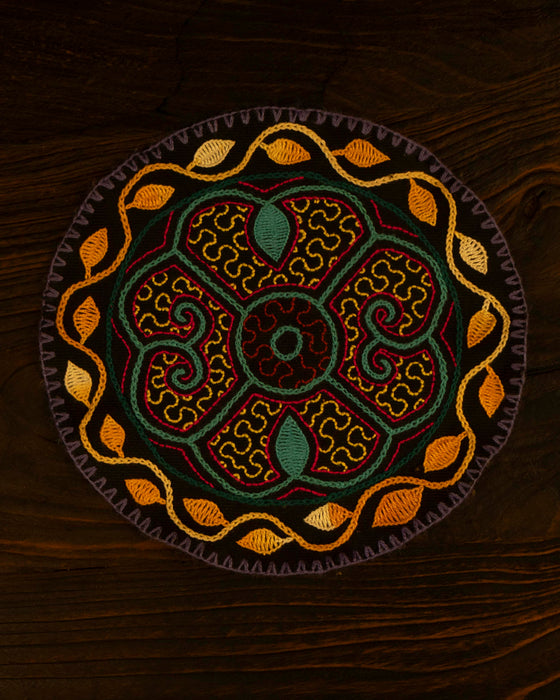 Hand-Embroidered Shipibo Altar Mat 20 cm