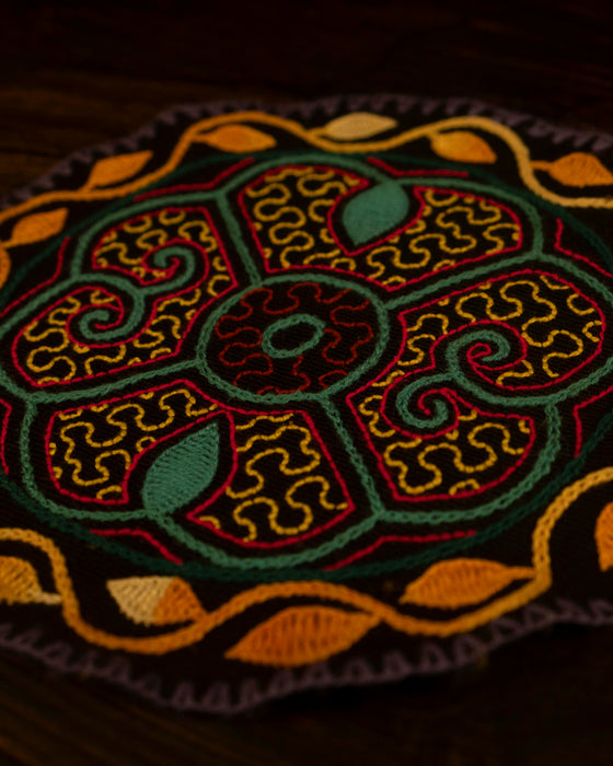 Hand-Embroidered Shipibo Altar Mat 20 cm